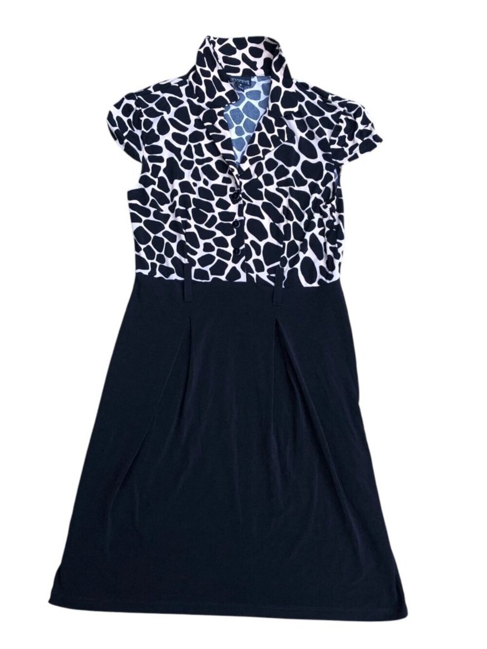 ENFOCUS STUDIO Short Sleeve Dress Women's 4 Knee Length